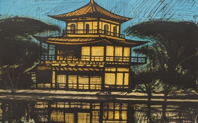 Bernard Buffet (1928-1999) - ‘Le Pavillon D’Or Kinkaku-Ji’