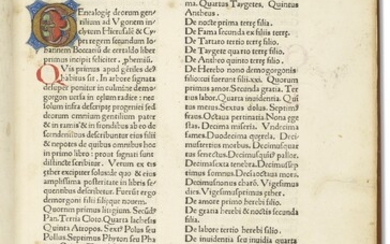 Boccaccio's Genealogiae deorum