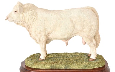 Border Fine Arts 'Charolais Bull' (Style Two), model No. B0587...