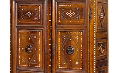 CABINET WITH BONE INLAYS