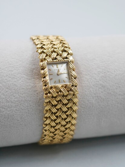 CARTIER. Montre bracelet de dame en or jaune... - Lot 47 - Copages Auction Paris