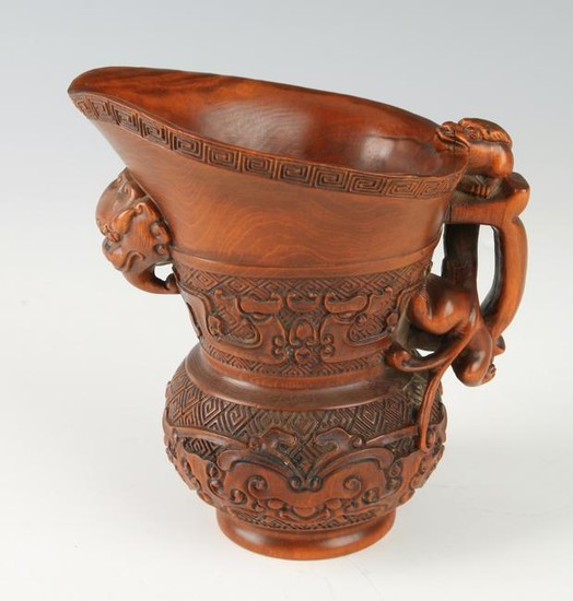 CARVED LIBATION CUP