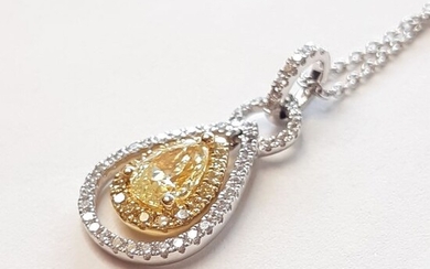 CIELO 1914 MILANO - 18 kt. White gold - Pendant Diamond - Diamonds