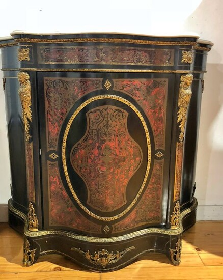 Cabinet - Napoleon III Style - wood and bronzes in Boulle style - Late 19th century