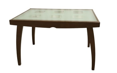 Calligaris Frosted Glass Extensions Table