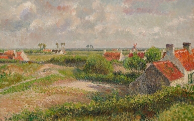 Camille Pissarro Vue de Zevekote, Knokke