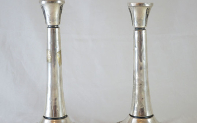 Candlestick - .925 silver - Israel - 20th century