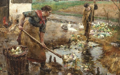 Carpentier Evariste - The turnip washer (ca. 1890)