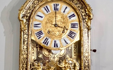 Cartel clock - Jean Baptiste Paillard Rococo Gilt bronze, Tortoiseshell, Wood - 1720-1740