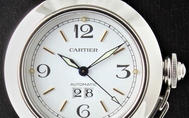 Cartier - Pasha de Cartier - Big Date - Automatique - Ref. No: 2475 W31044M7 - Excellent Condition - Warranty - Men - 2000-2010