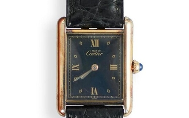 Cartier Vermeil Tank Wristwatch