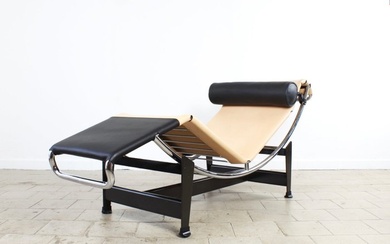 Cassina - Le Corbusier - Chaise longue (1) - LC4 Louis Vuitton Edition - leather steel