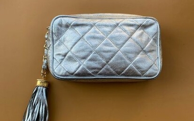 Chanel - Timesless silver metallic Clutch bag
