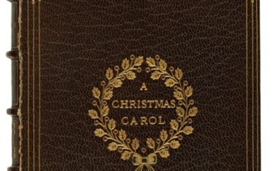 Charles Dickens | A Christmas Carol. London: Chapman & Hall, 1843, first edition with autograph cheque