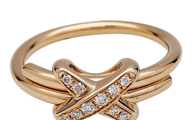 Chaumet - 18 kt. Pink gold - Ring Diamonds