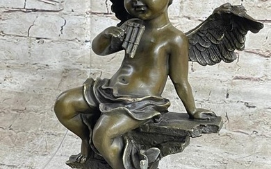 Cherub Angel Bronze Sculpture