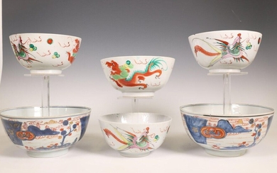 China, two Imari bowls, 18th century, with decor...