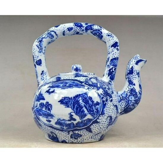 Chinese Porcelain Handwork Tea Pot dishes
