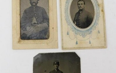 Civil War Soldier Tintypes, Grouping
