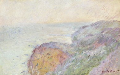 Claude Monet (1840-1926), Falaise près de Dieppe