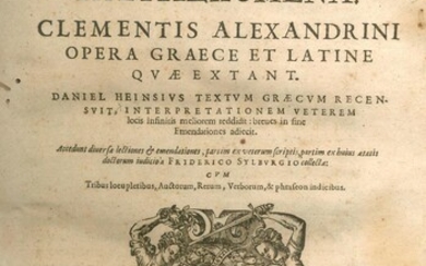 Clemens Alexandrinus.