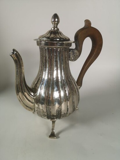 Coffee pot - Silver - Italy - Second half 19th century