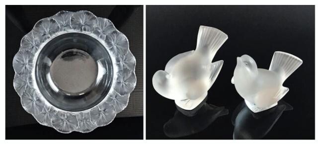 Collection of French Crystal, Lalique (3pc)