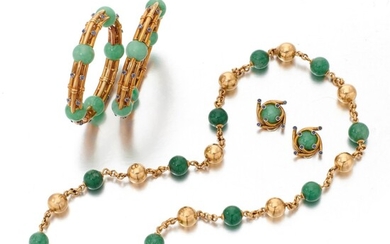 Collection of jadeite jewelry (Collezione di gioielli con giadeite)