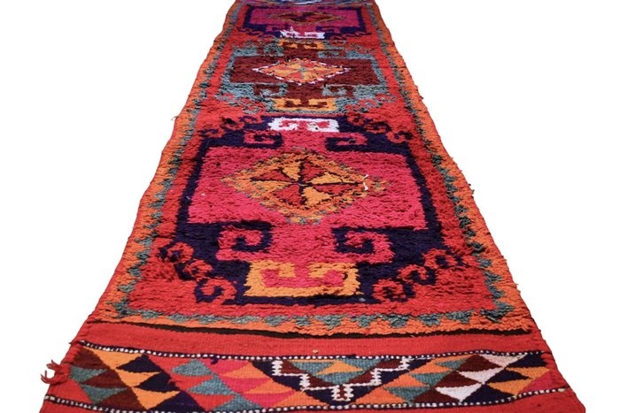 Colorful Kurdi Kazak - Carpet - 350 cm - 92 cm