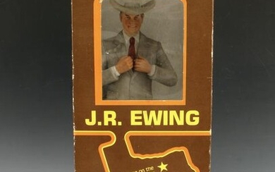 DALLAS J.R. EWING PORCELAIN MUSICAL DECANTER IN BOX