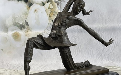 D.H Chiparus Art Deco Dancer Bronze