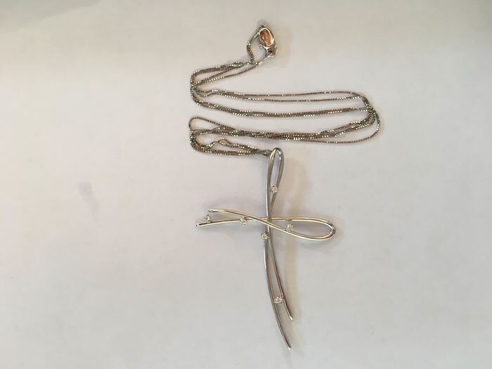 Damiani White gold - Necklace with pendant Diamond