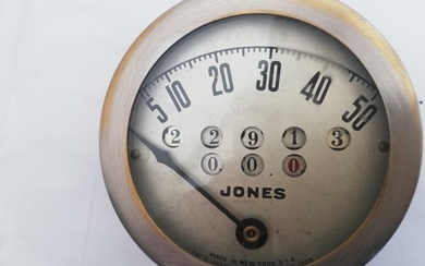 Dashboard-instrument - PRE-WAR JONES USA Snelheidsmeter/speedometer - Jones - 1910-1920