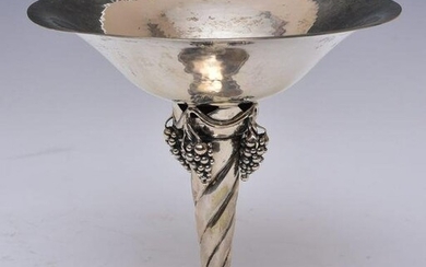De Matteo Hammered Sterling Silver Compote
