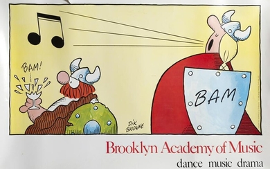 Dik Browne, Brooklyn Academy of Music, Poster