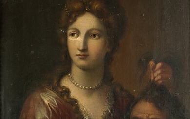 ESCUELA ITALIANA (S. XVII / .), Judith con la cabeza de Holofernes