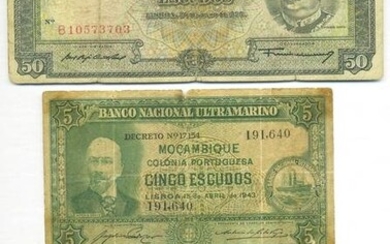 Early Mozambique Banknotes (5)