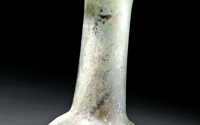 Eastern Roman Glass Unguentarium - Colorful Iridescence