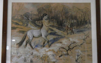 Édouard DOIGNEAU (1865-1954) Femme centaure...