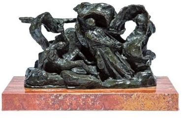 Emile-Antoine Bourdelle (1861-1929) "Le Combat des Héros et des Dieux" - A. Valsuani, Paris - Sculpture, Bronze group cast in the 1960s by Valsuani from the 1929 model by Bourdelle
