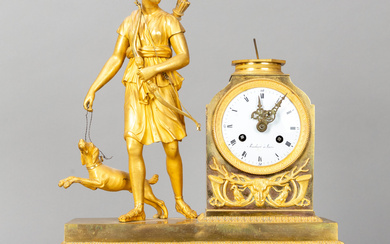 Empire pendule 'Diana', Paris, around 1810.