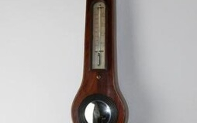 English Balerna Wm & Mary wheel barometer