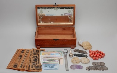 Estate Jewelry, Stone & Bank Notes