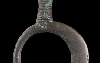 European Bronze Age Bronze Ring-Shaped Pendant (No Reserve Price)