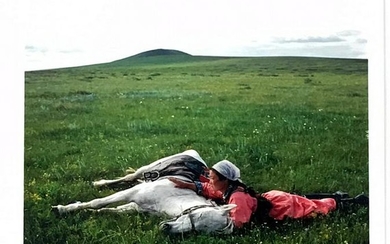Eve Arnold: Horse Training for the Militia, Mongolia