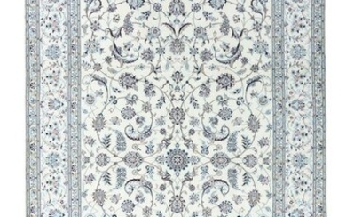 Extra fine Nain 6 La signed Habibian - Carpet with a lot of silk - 300 cm - 205 cm