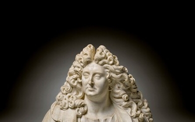 FRENCH, CIRCA 1700 BUST OF A NOBLEMAN [FRANCE, VERS 1700 BUSTE D'UN ARTISTOCRATE]