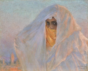 FRENCH LADY OF MARRAKECH, Lucien Lévy-Dhurmer