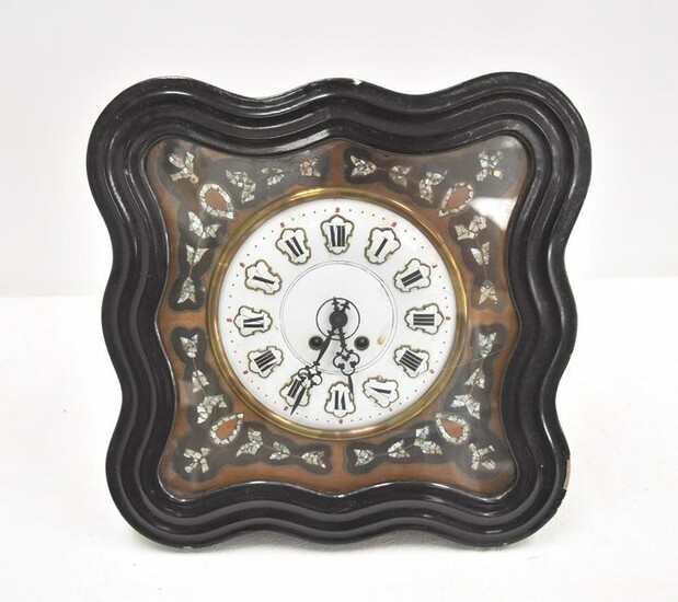 FRENCH MOTHER OF PEARL BAKERS CLOCK