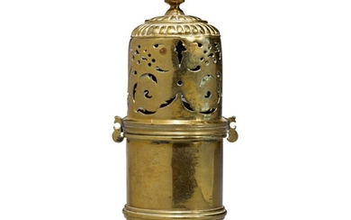 Fine and Rare English Cast Brass Caster, Circa 1700